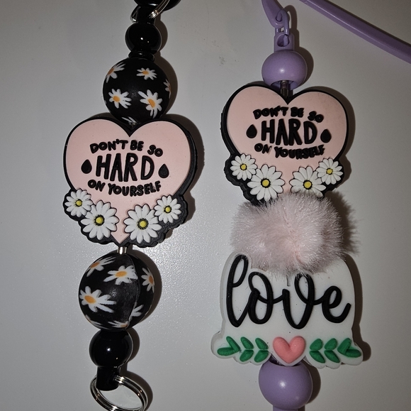'Dont Be So Hard On Yourself' Hand Beaded Items. - Picture 2 of 2